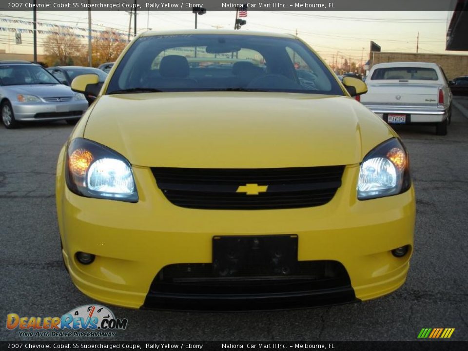 2007 Chevrolet Cobalt SS Supercharged Coupe Rally Yellow / Ebony Photo #2