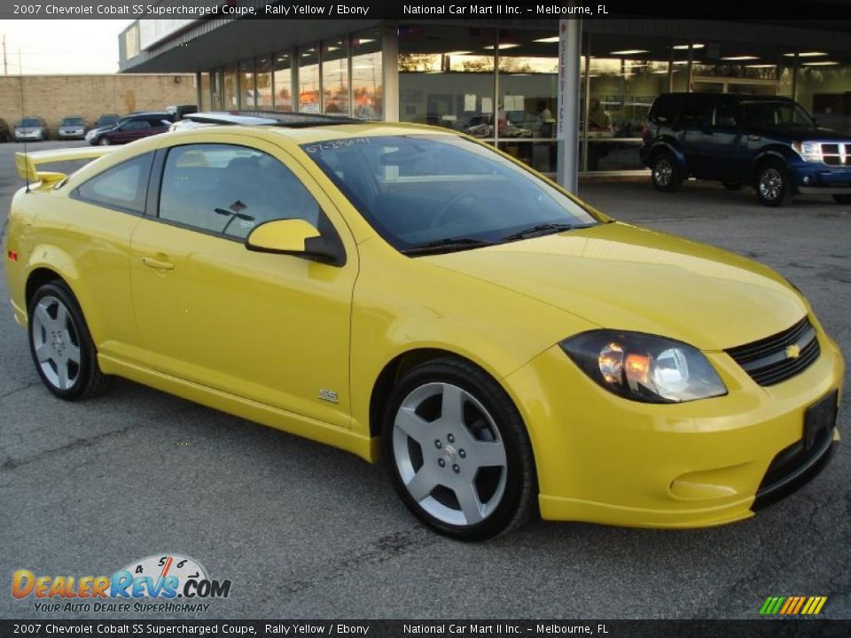 Rally Yellow 2007 Chevrolet Cobalt SS Supercharged Coupe Photo #3