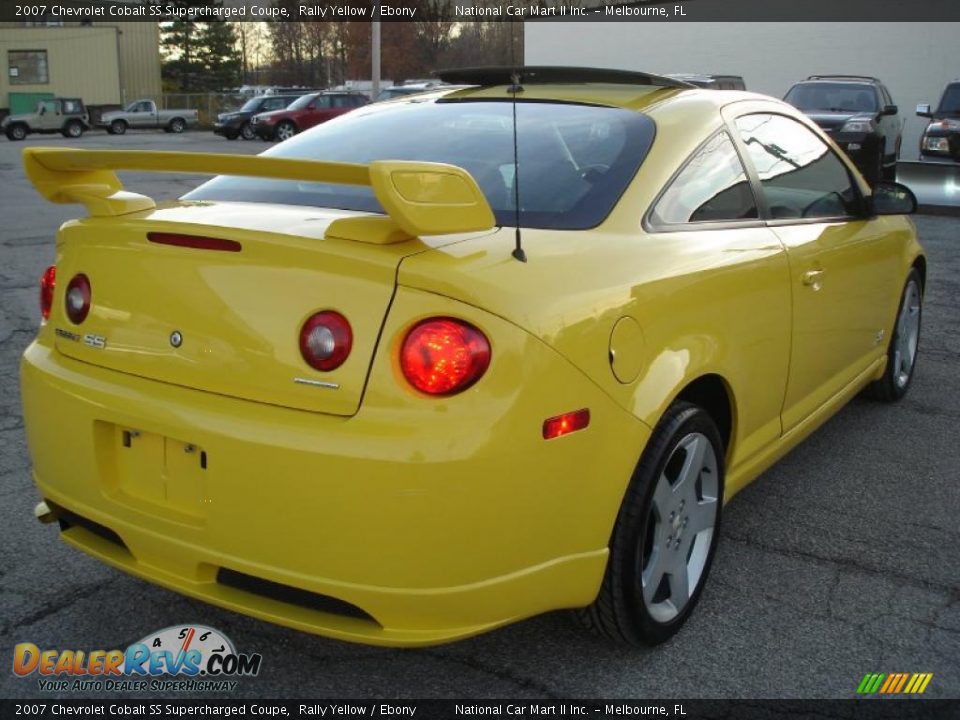 Rally Yellow 2007 Chevrolet Cobalt SS Supercharged Coupe Photo #4