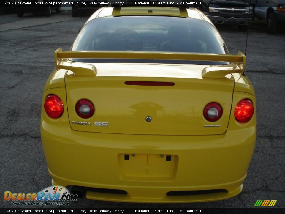 Rally Yellow 2007 Chevrolet Cobalt SS Supercharged Coupe Photo #5