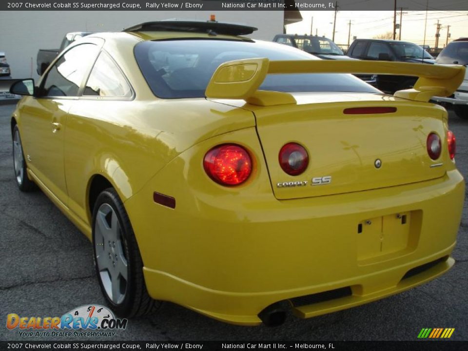 Rally Yellow 2007 Chevrolet Cobalt SS Supercharged Coupe Photo #6