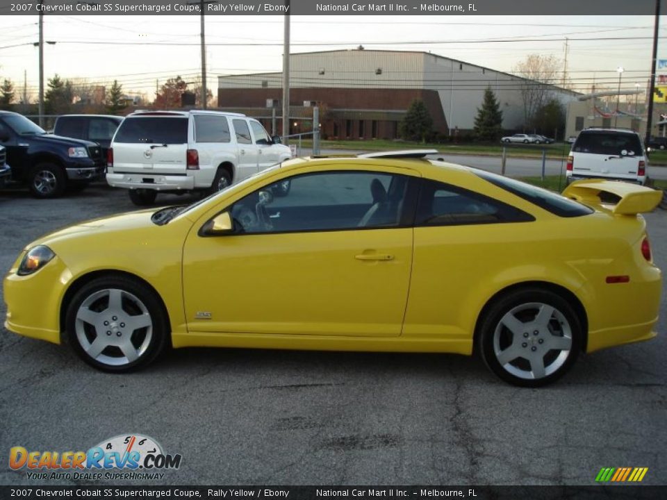 2007 Chevrolet Cobalt SS Supercharged Coupe Rally Yellow / Ebony Photo #7
