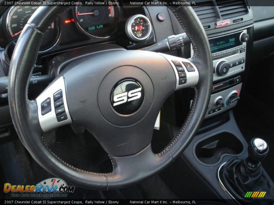 2007 Chevrolet Cobalt SS Supercharged Coupe Steering Wheel Photo #11