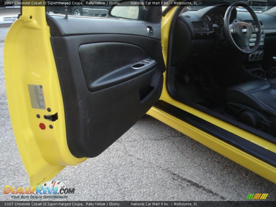 Ebony Interior - 2007 Chevrolet Cobalt SS Supercharged Coupe Photo #12