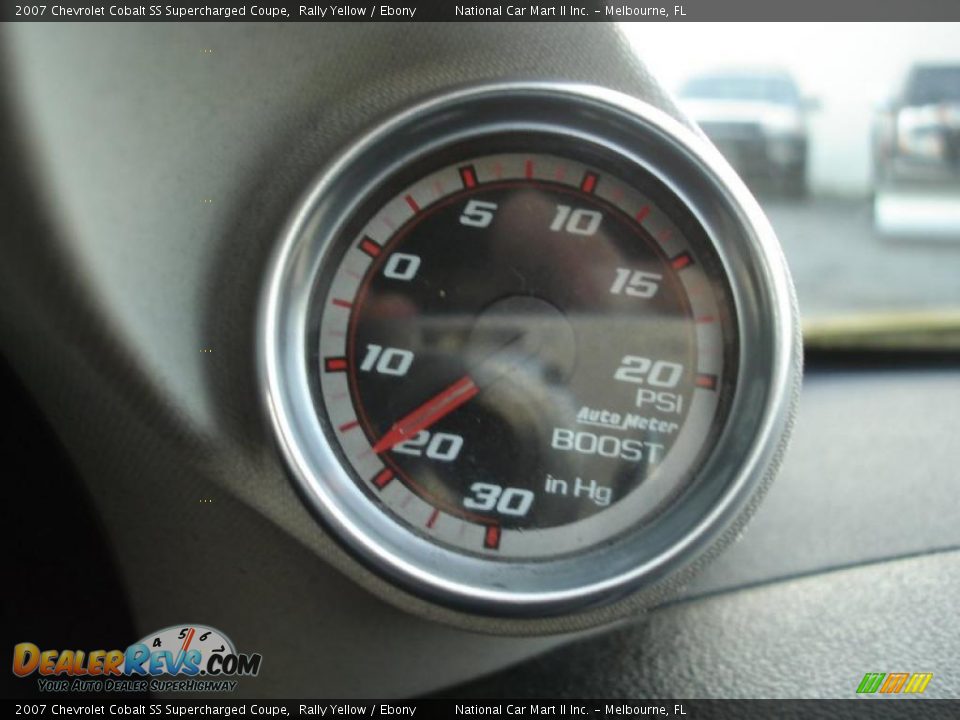 2007 Chevrolet Cobalt SS Supercharged Coupe Rally Yellow / Ebony Photo #16