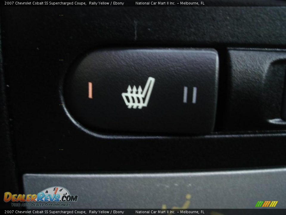 2007 Chevrolet Cobalt SS Supercharged Coupe Rally Yellow / Ebony Photo #17