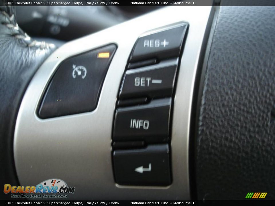 2007 Chevrolet Cobalt SS Supercharged Coupe Rally Yellow / Ebony Photo #20