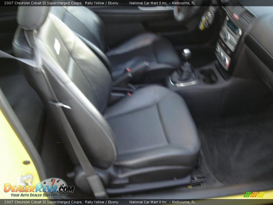 2007 Chevrolet Cobalt SS Supercharged Coupe Rally Yellow / Ebony Photo #22