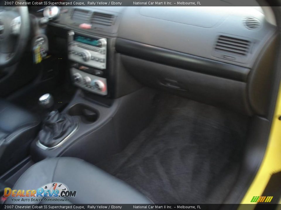 2007 Chevrolet Cobalt SS Supercharged Coupe Rally Yellow / Ebony Photo #23