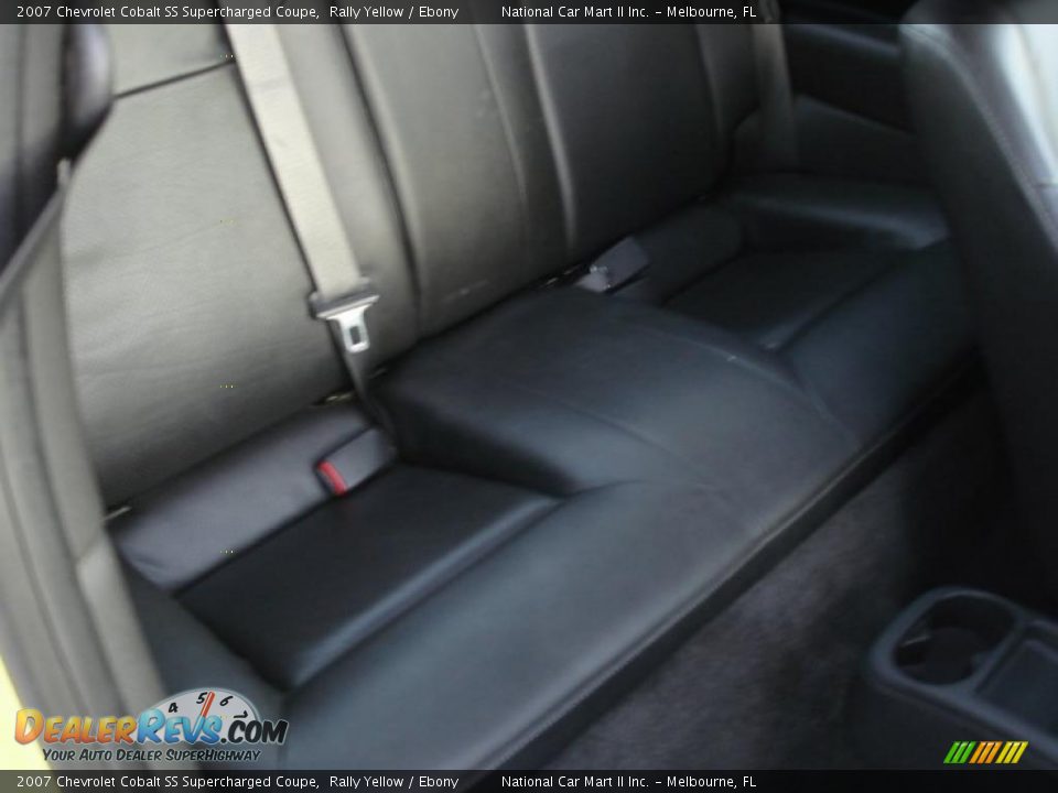 Ebony Interior - 2007 Chevrolet Cobalt SS Supercharged Coupe Photo #25