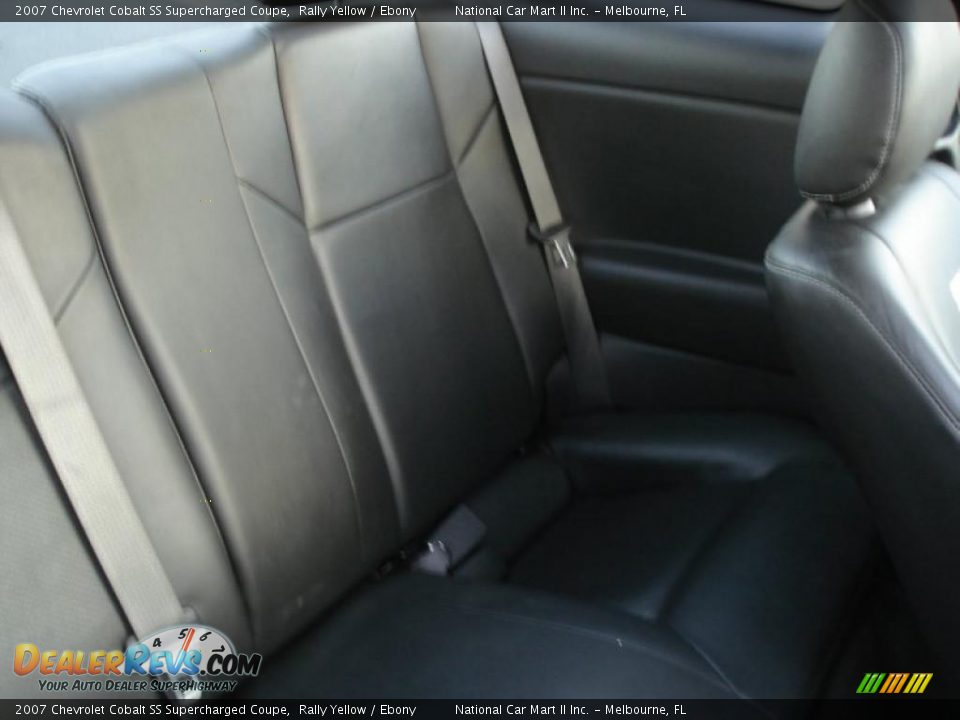 Ebony Interior - 2007 Chevrolet Cobalt SS Supercharged Coupe Photo #26