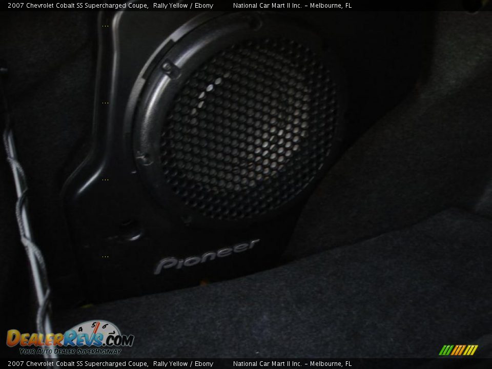 2007 Chevrolet Cobalt SS Supercharged Coupe Rally Yellow / Ebony Photo #29