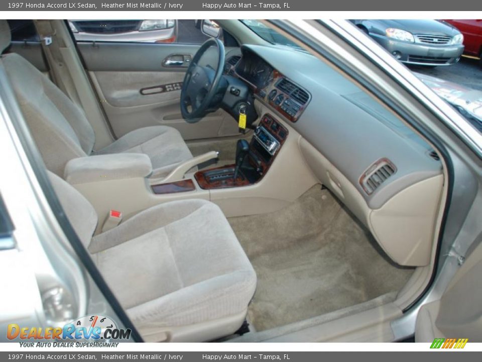 Ivory Interior - 1997 Honda Accord LX Sedan Photo #15