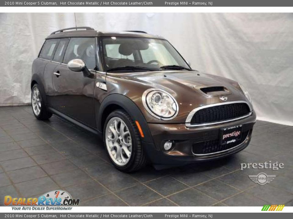 2010 Mini Cooper S Clubman Hot Chocolate Metallic / Hot Chocolate Leather/Cloth Photo #7
