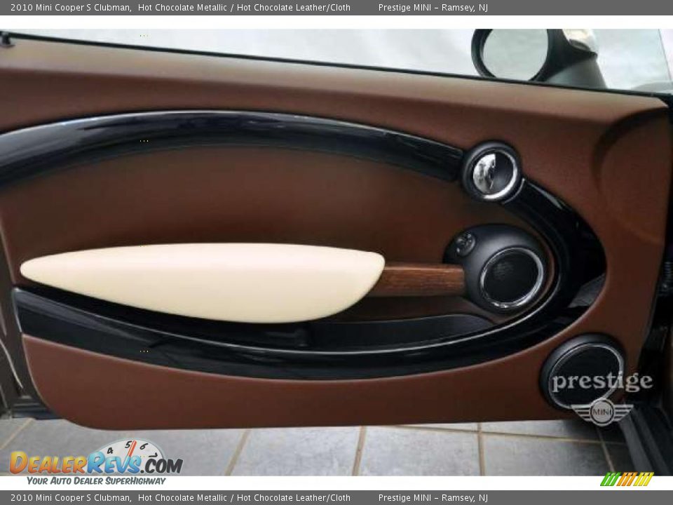 2010 Mini Cooper S Clubman Hot Chocolate Metallic / Hot Chocolate Leather/Cloth Photo #9