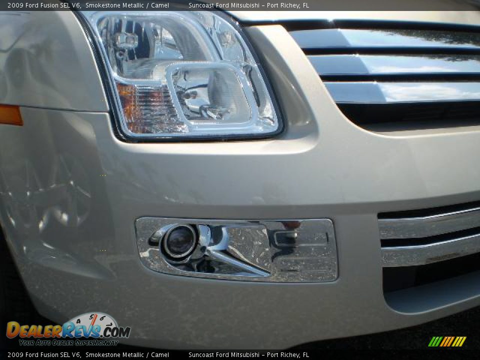 2009 Ford Fusion SEL V6 Smokestone Metallic / Camel Photo #4