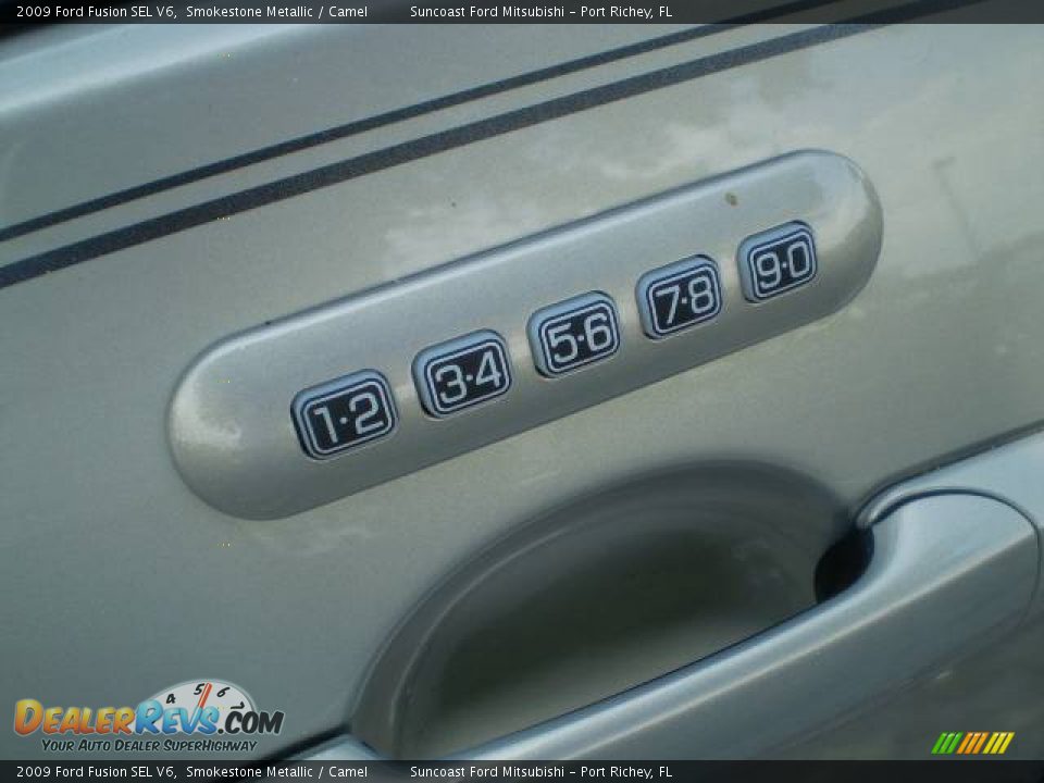 2009 Ford Fusion SEL V6 Smokestone Metallic / Camel Photo #5