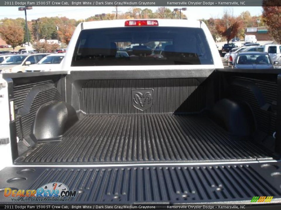 2011 Dodge Ram 1500 ST Crew Cab Bright White / Dark Slate Gray/Medium Graystone Photo #13