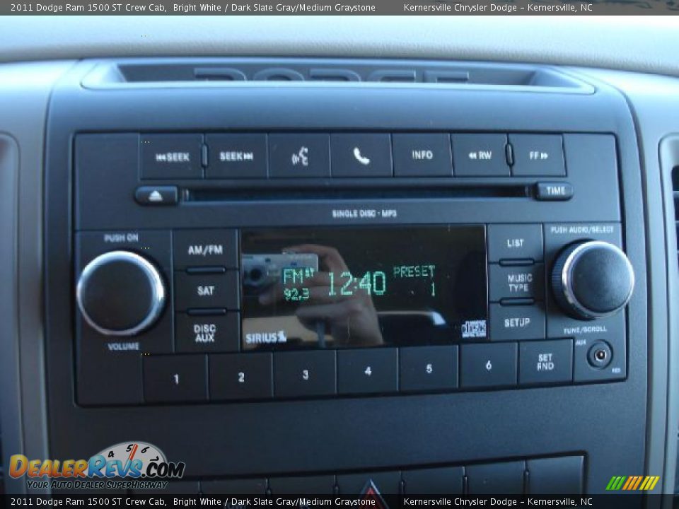 Controls of 2011 Dodge Ram 1500 ST Crew Cab Photo #21