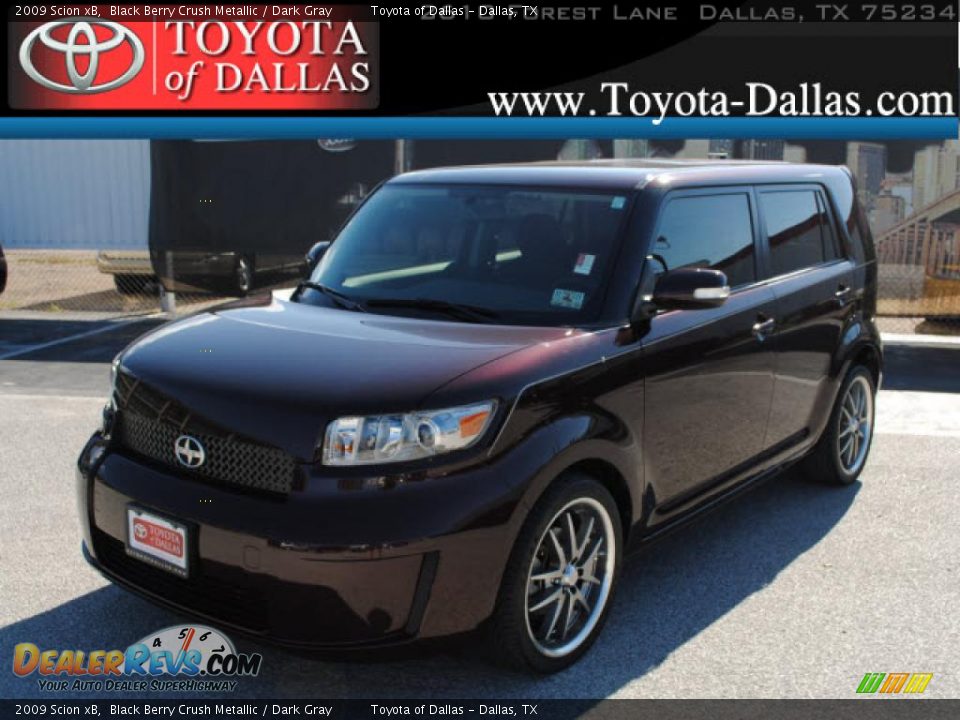 2009 Scion xB Black Berry Crush Metallic / Dark Gray Photo #1