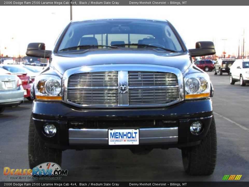 2006 Dodge Ram 2500 Laramie Mega Cab 4x4 Black / Medium Slate Gray Photo #3