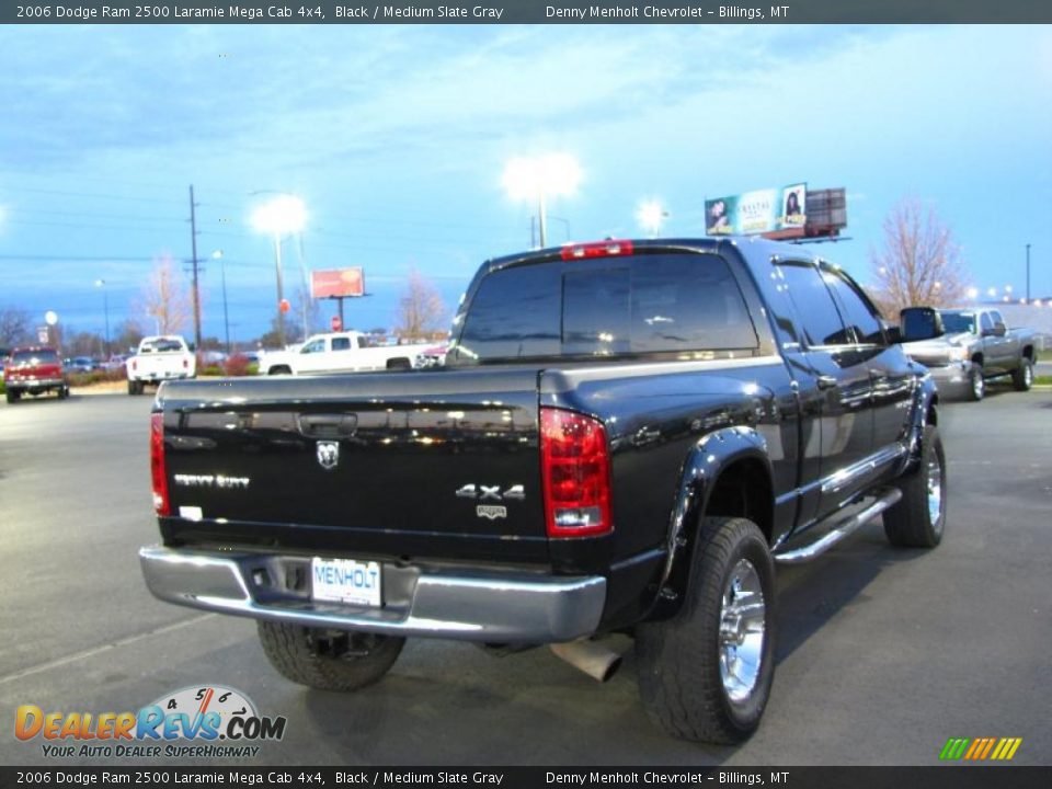 Black 2006 Dodge Ram 2500 Laramie Mega Cab 4x4 Photo #4