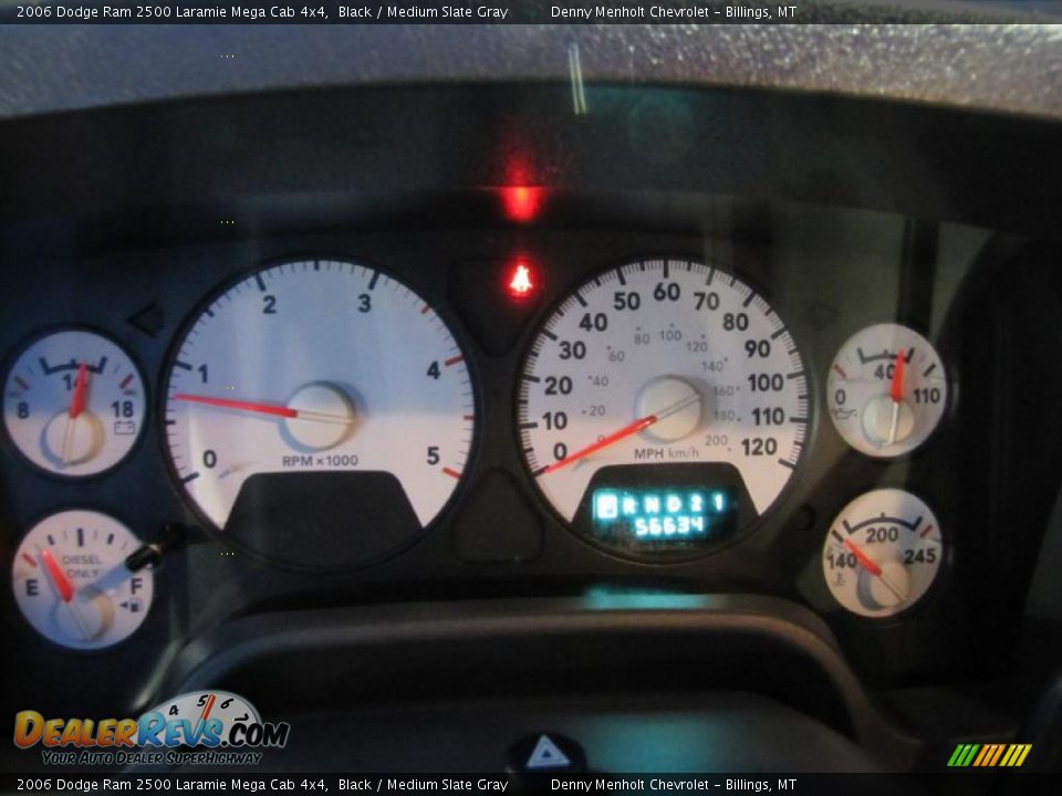 2006 Dodge Ram 2500 Laramie Mega Cab 4x4 Gauges Photo 9