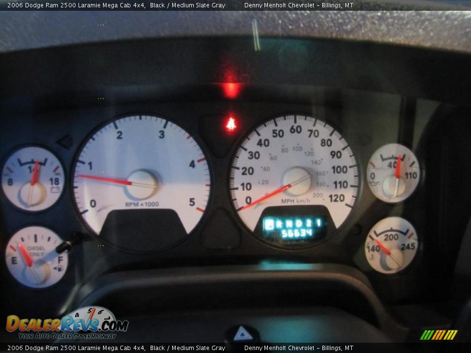 2006 Dodge Ram 2500 Laramie Mega Cab 4x4 Gauges Photo #9