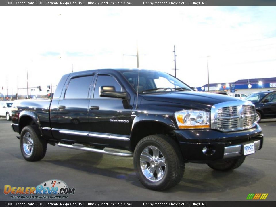 Black 2006 Dodge Ram 2500 Laramie Mega Cab 4x4 Photo #12