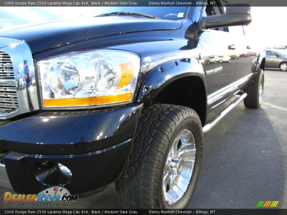 2006 Dodge Ram 2500 Laramie Mega Cab 4x4 Black / Medium Slate Gray Photo #16