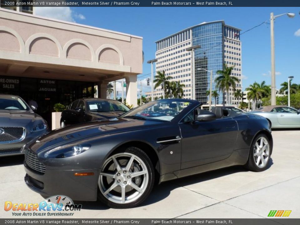 Meteorite Silver 2008 Aston Martin V8 Vantage Roadster Photo #1