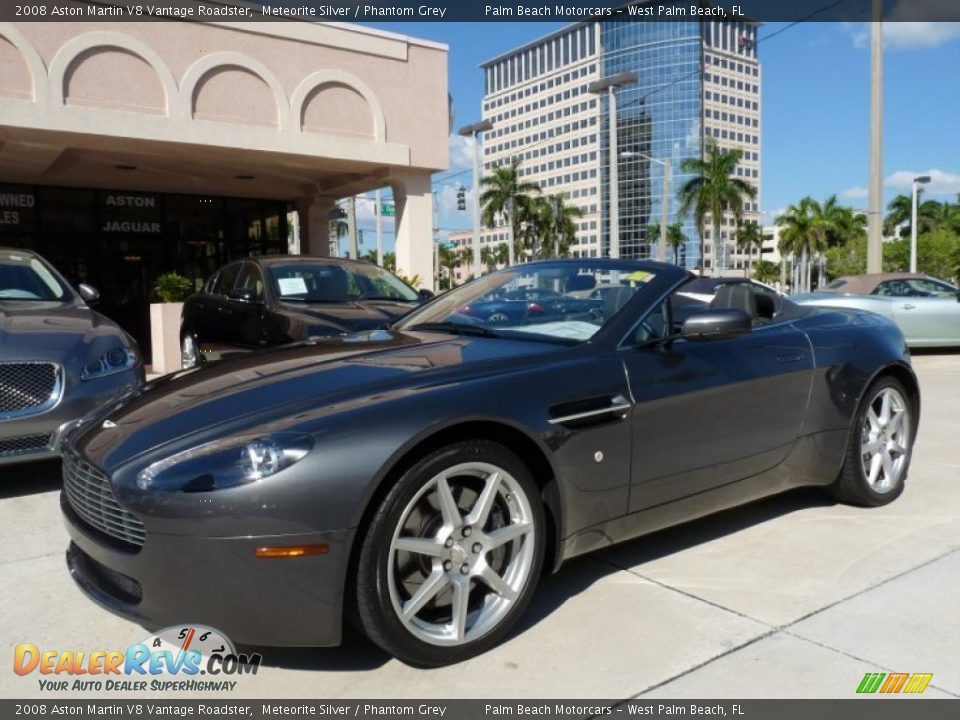 Front 3/4 View of 2008 Aston Martin V8 Vantage Roadster Photo #3