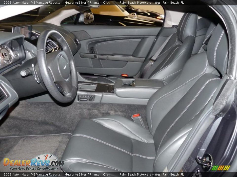 Phantom Grey Interior - 2008 Aston Martin V8 Vantage Roadster Photo #20