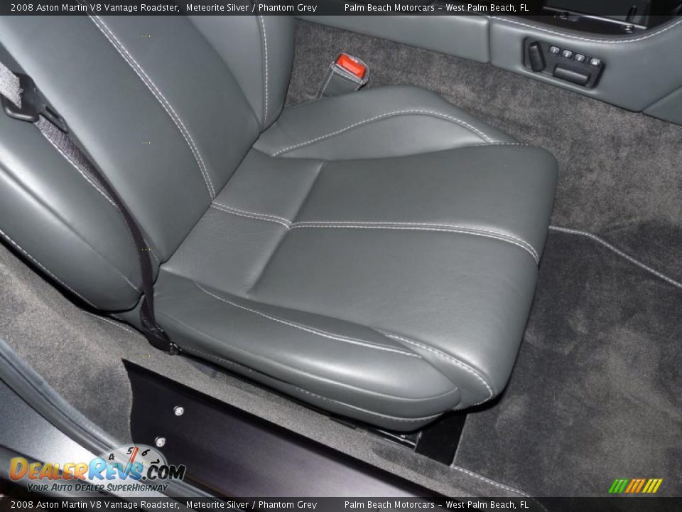 Phantom Grey Interior - 2008 Aston Martin V8 Vantage Roadster Photo #26