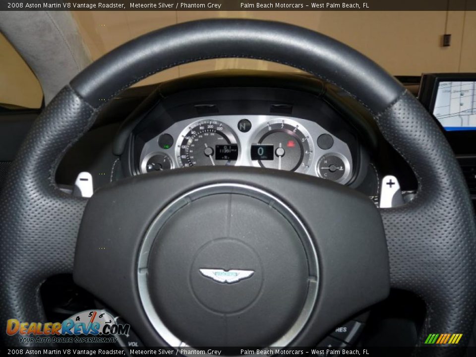 2008 Aston Martin V8 Vantage Roadster Steering Wheel Photo #34