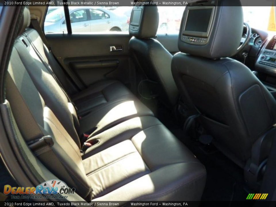 2010 Ford Edge Limited AWD Tuxedo Black Metallic / Sienna Brown Photo #16