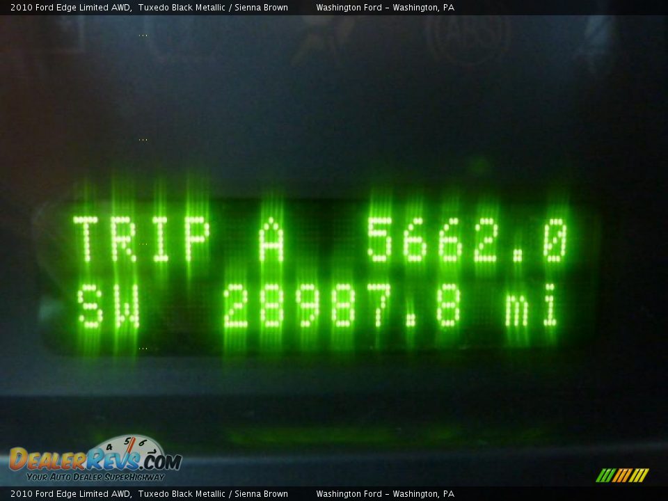 2010 Ford Edge Limited AWD Tuxedo Black Metallic / Sienna Brown Photo #20