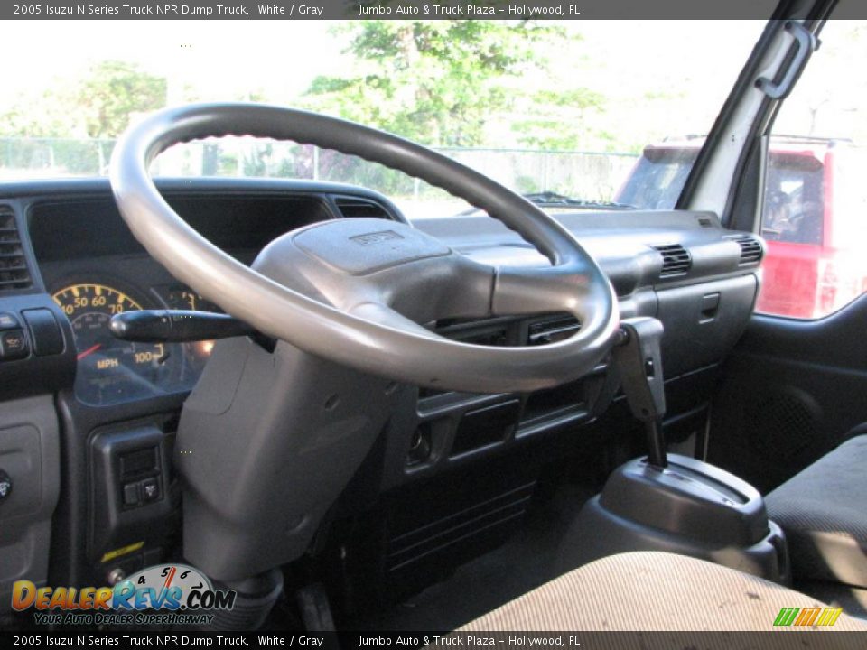 2005 Isuzu N Series Truck NPR Dump Truck White / Gray Photo #4