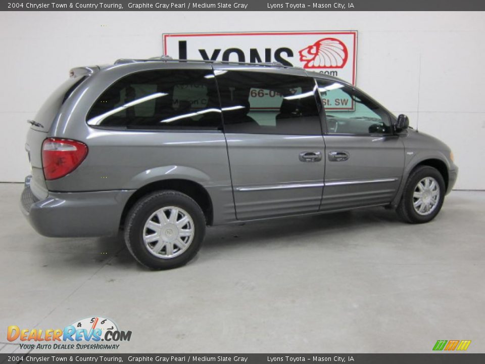 2004 Chrysler Town & Country Touring Graphite Gray Pearl / Medium Slate Gray Photo #22