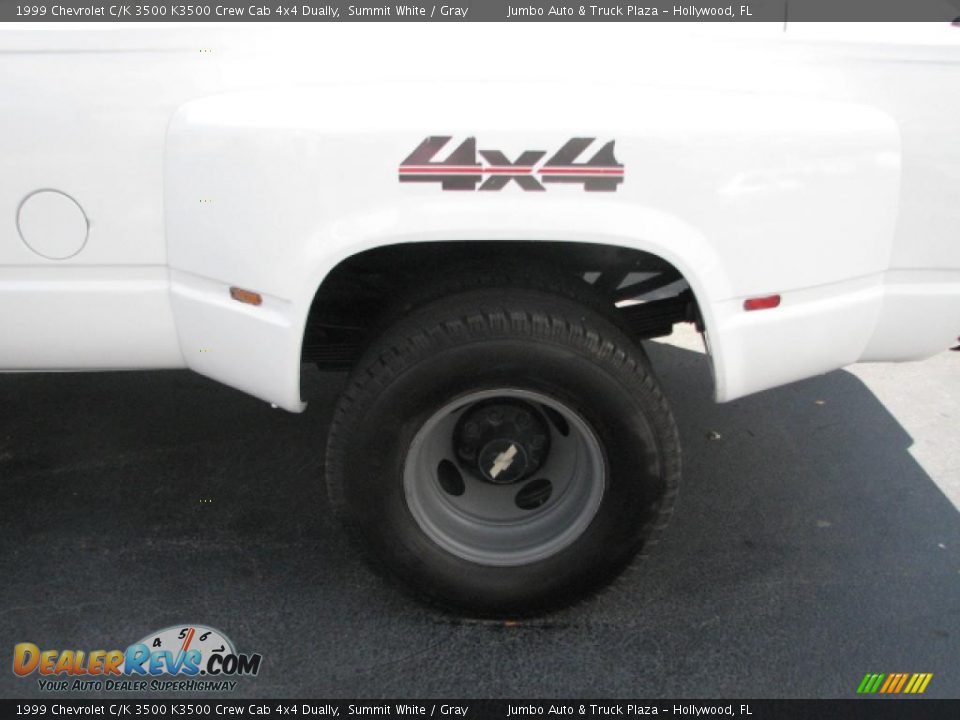 1999 Chevrolet C/K 3500 K3500 Crew Cab 4x4 Dually Wheel Photo #9