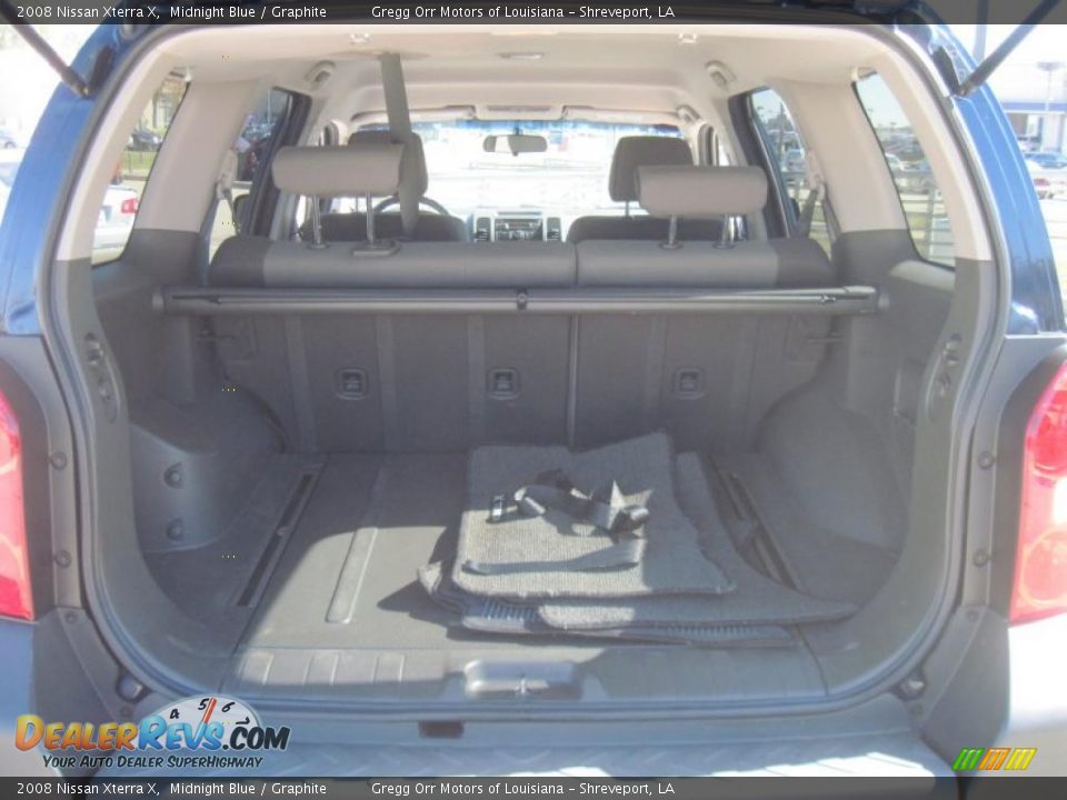 2008 Nissan Xterra X Midnight Blue / Graphite Photo #7