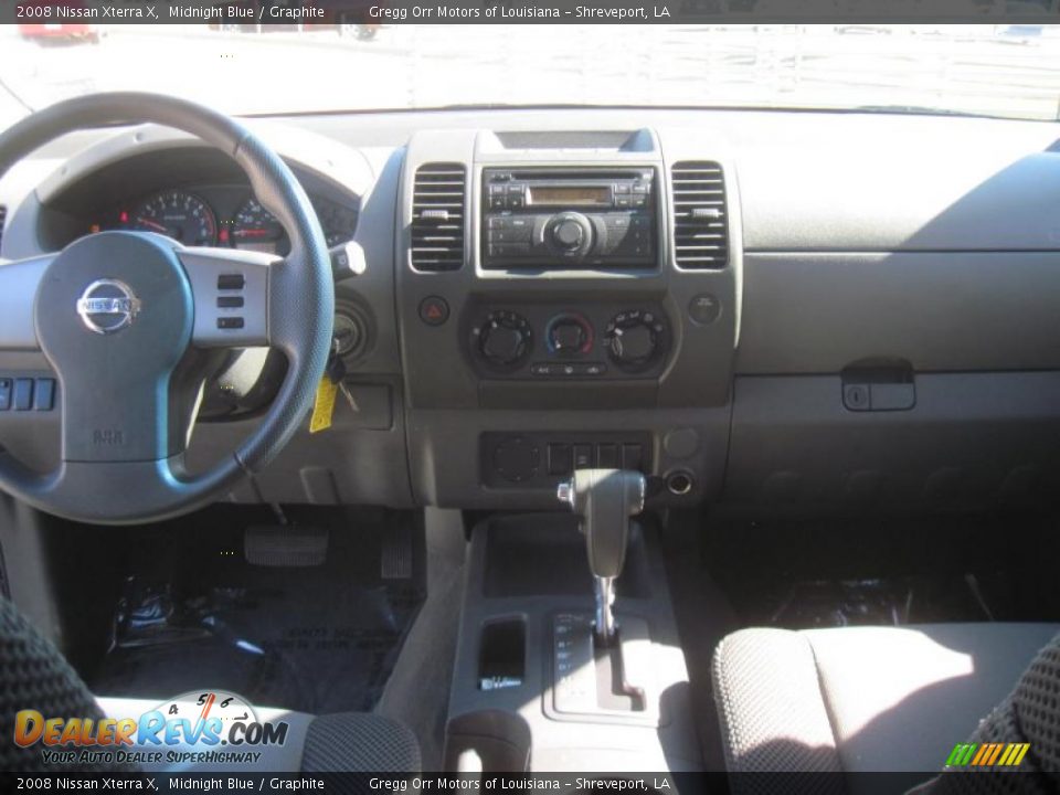 2008 Nissan Xterra X Midnight Blue / Graphite Photo #11