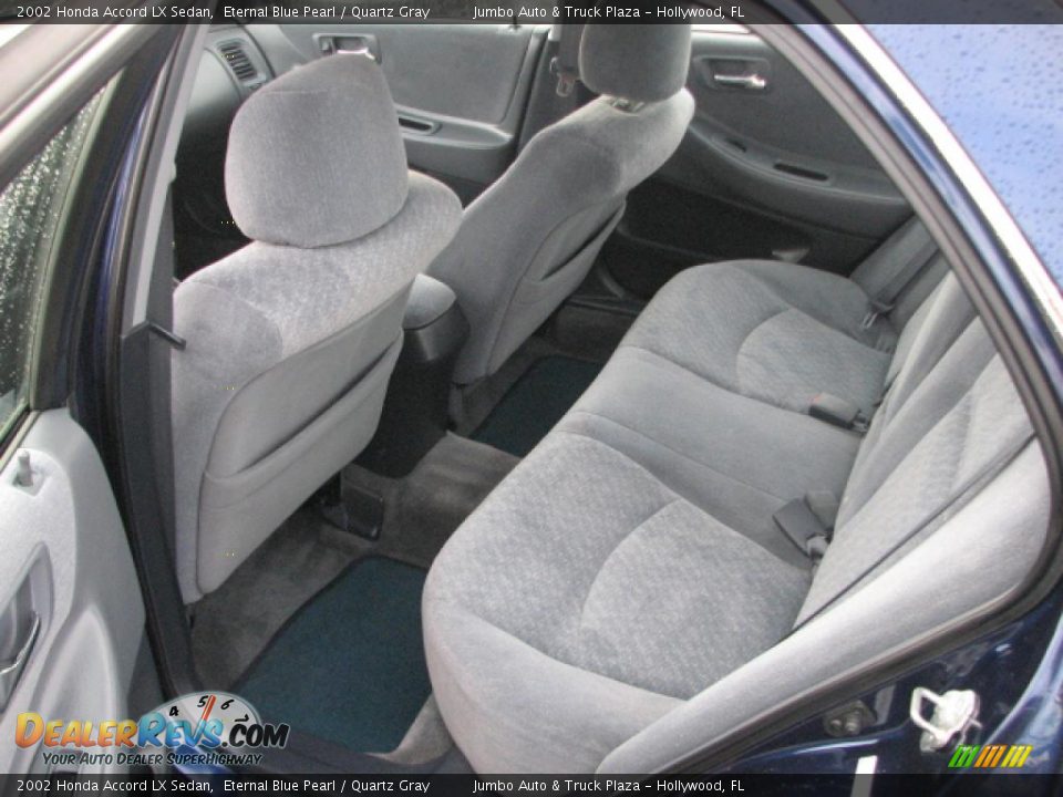 Quartz Gray Interior - 2002 Honda Accord LX Sedan Photo #13