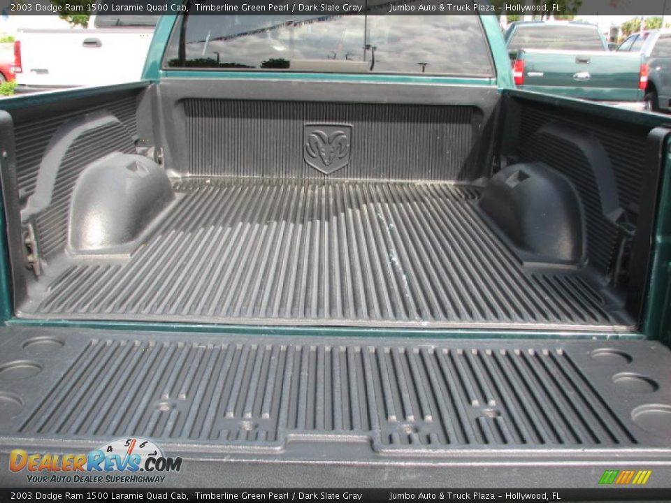 2003 Dodge Ram 1500 Laramie Quad Cab Timberline Green Pearl / Dark Slate Gray Photo #10