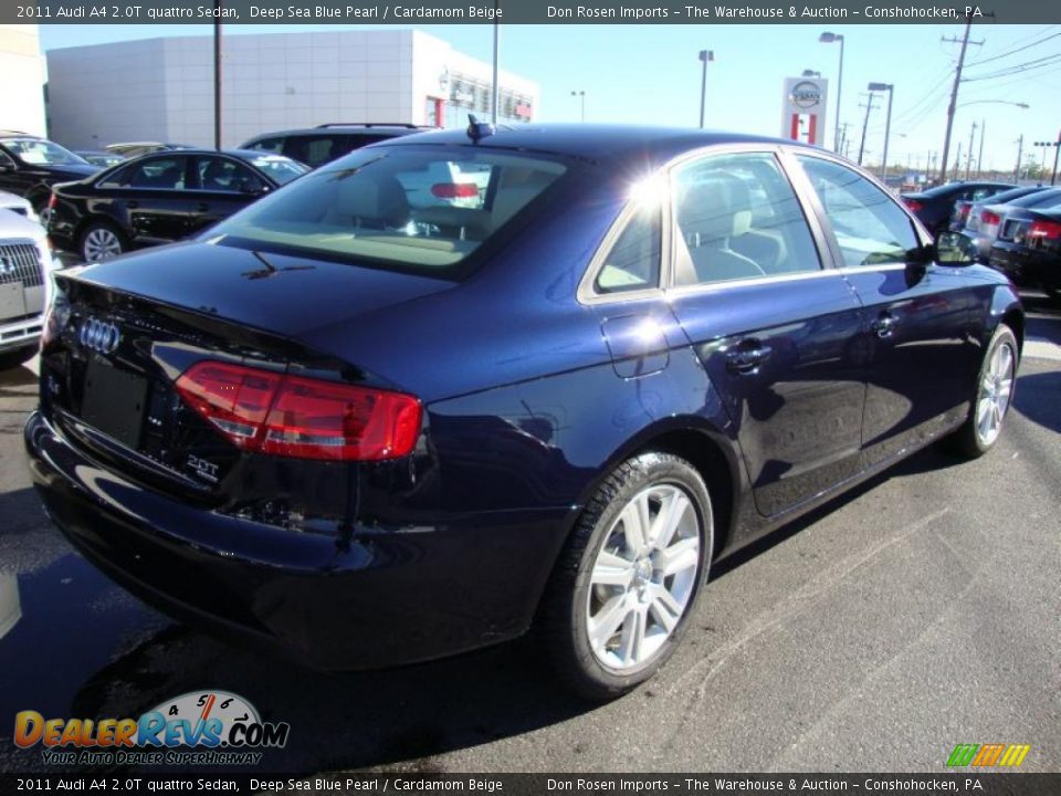 Deep Sea Blue Pearl 2011 Audi A4 2.0T quattro Sedan Photo #7