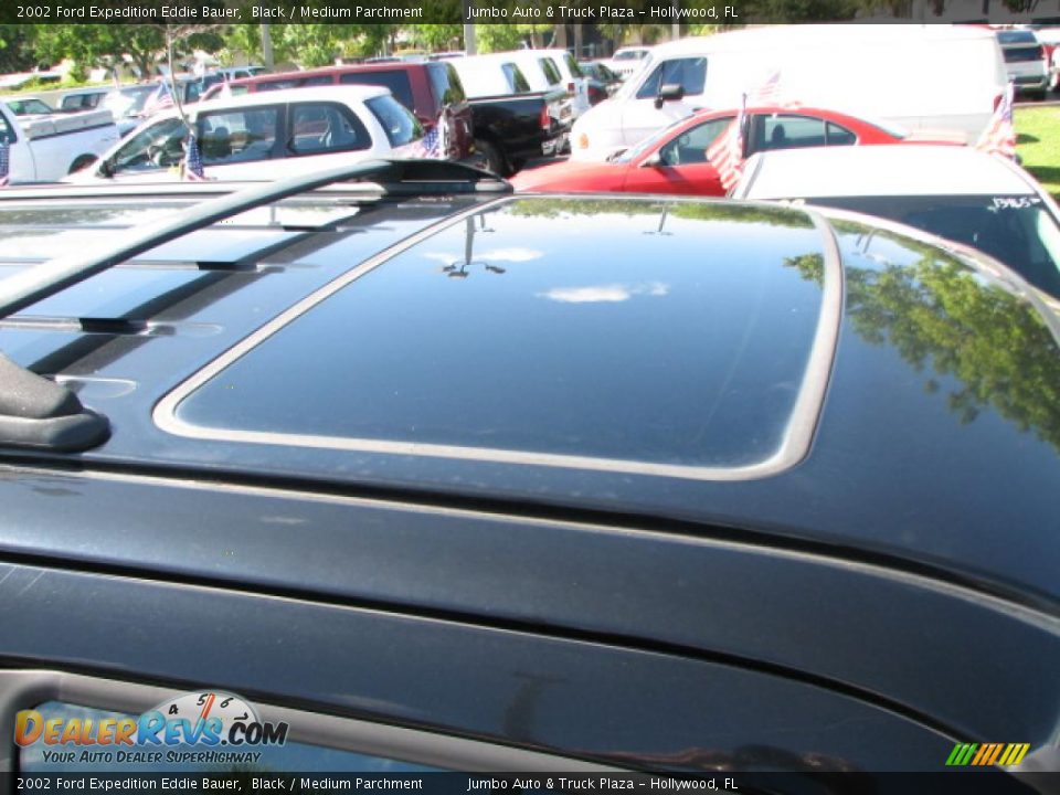 2002 Ford Expedition Eddie Bauer Black / Medium Parchment Photo #22