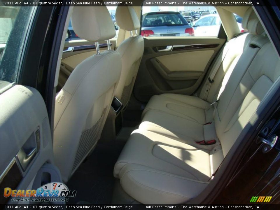2011 Audi A4 2.0T quattro Sedan Deep Sea Blue Pearl / Cardamom Beige Photo #23