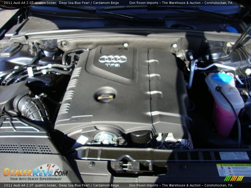 2011 Audi A4 2.0T quattro Sedan 2.0 Liter FSI Turbocharged DOHC 16-Valve VVT 4 Cylinder Engine Photo #27
