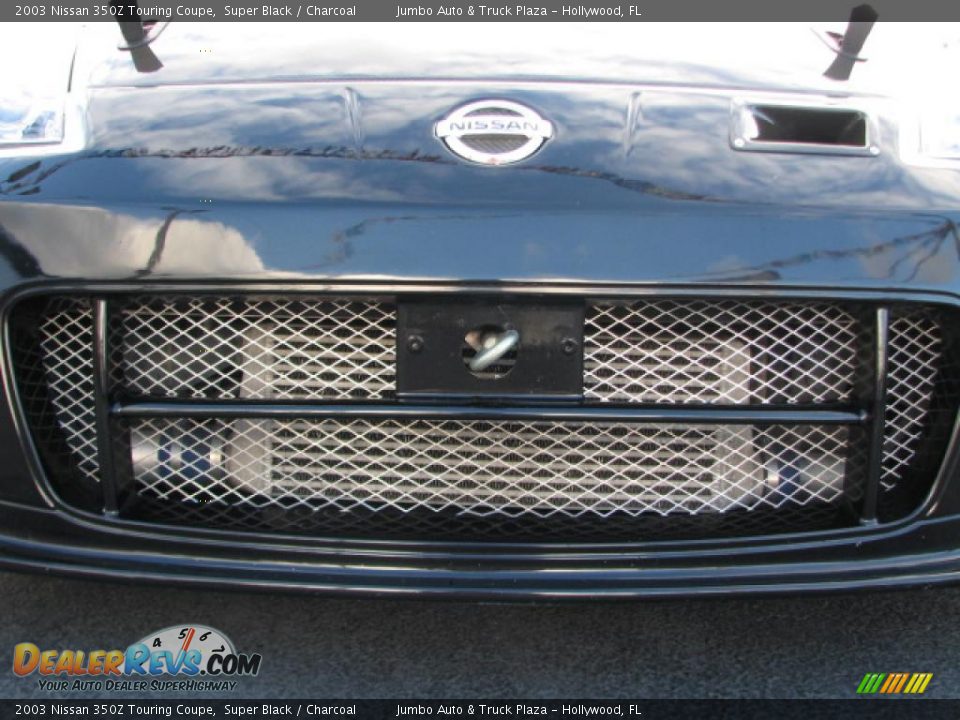 2003 Nissan 350Z Touring Coupe Super Black / Charcoal Photo #5