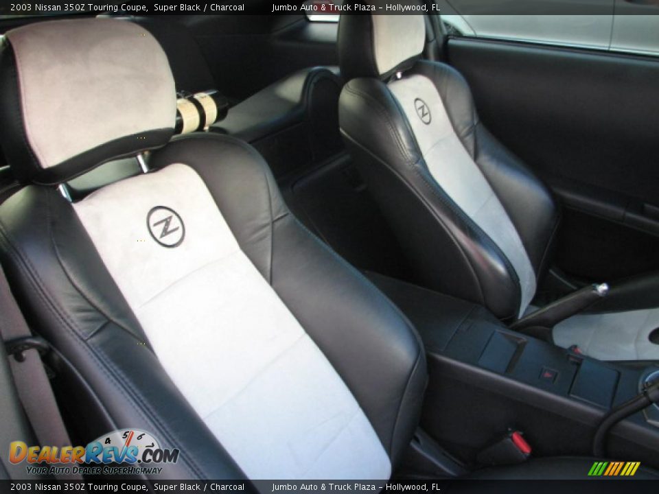 Charcoal Interior - 2003 Nissan 350Z Touring Coupe Photo #18